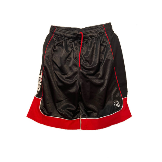 AND1 Red Black Basketball Shorts Mens S