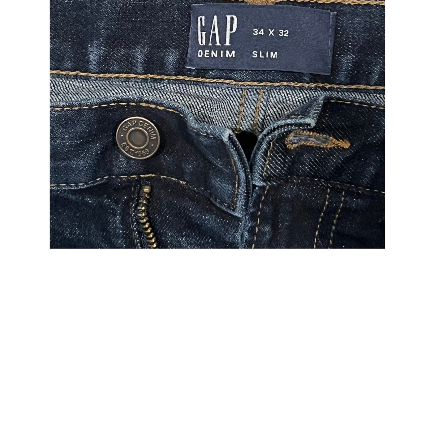 Gap Slim Blue Jeans Mens 34x32