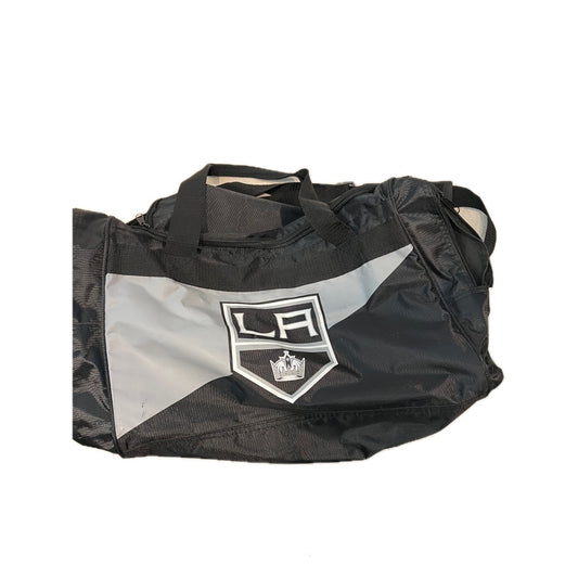 LA Kings NHL Black Gray Duffel Bag 20"x10"x10"