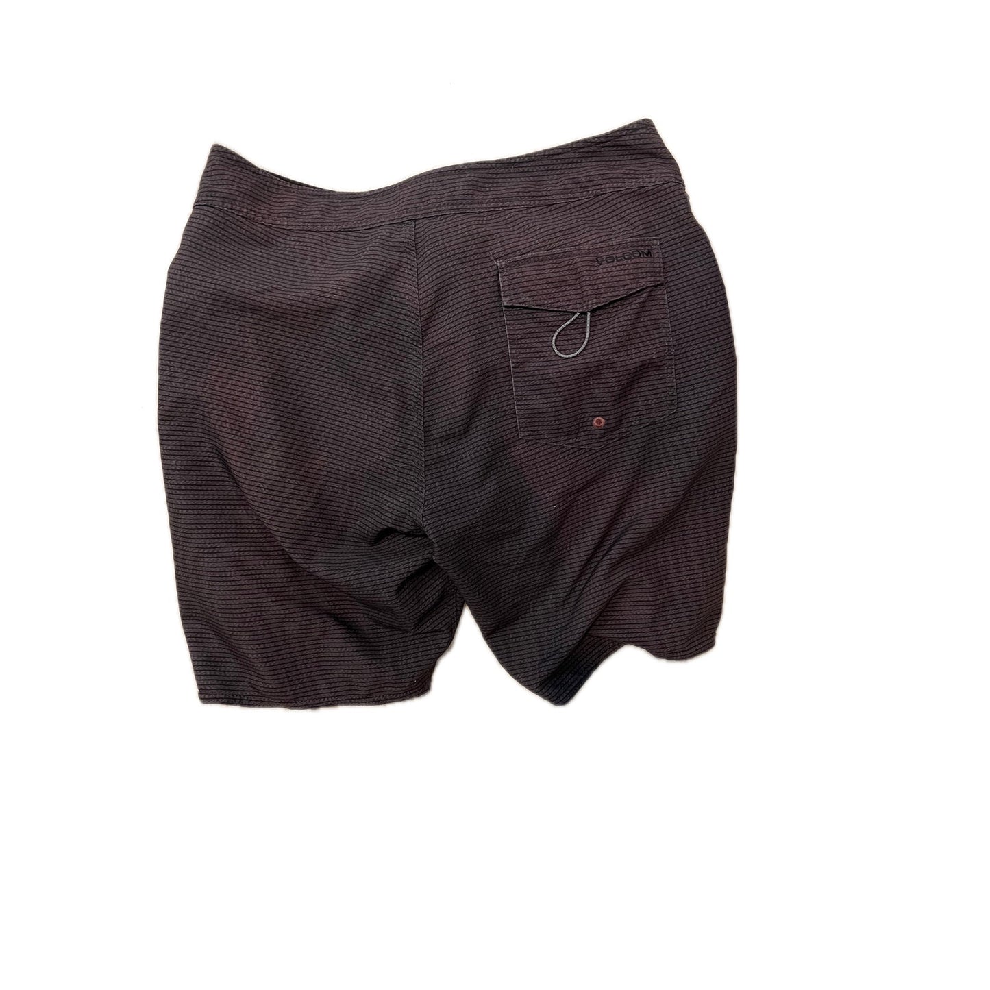 Volcom Charcoal Gray Flat Front Shorts Mens W 31