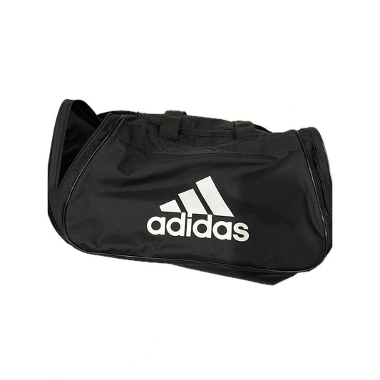 Adidas Defender Medium 20"x12"x10" Black Duffel Gym Bag