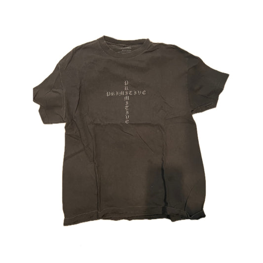 Primitive Skateboarding Live Now Black T-Shirt Mens Large