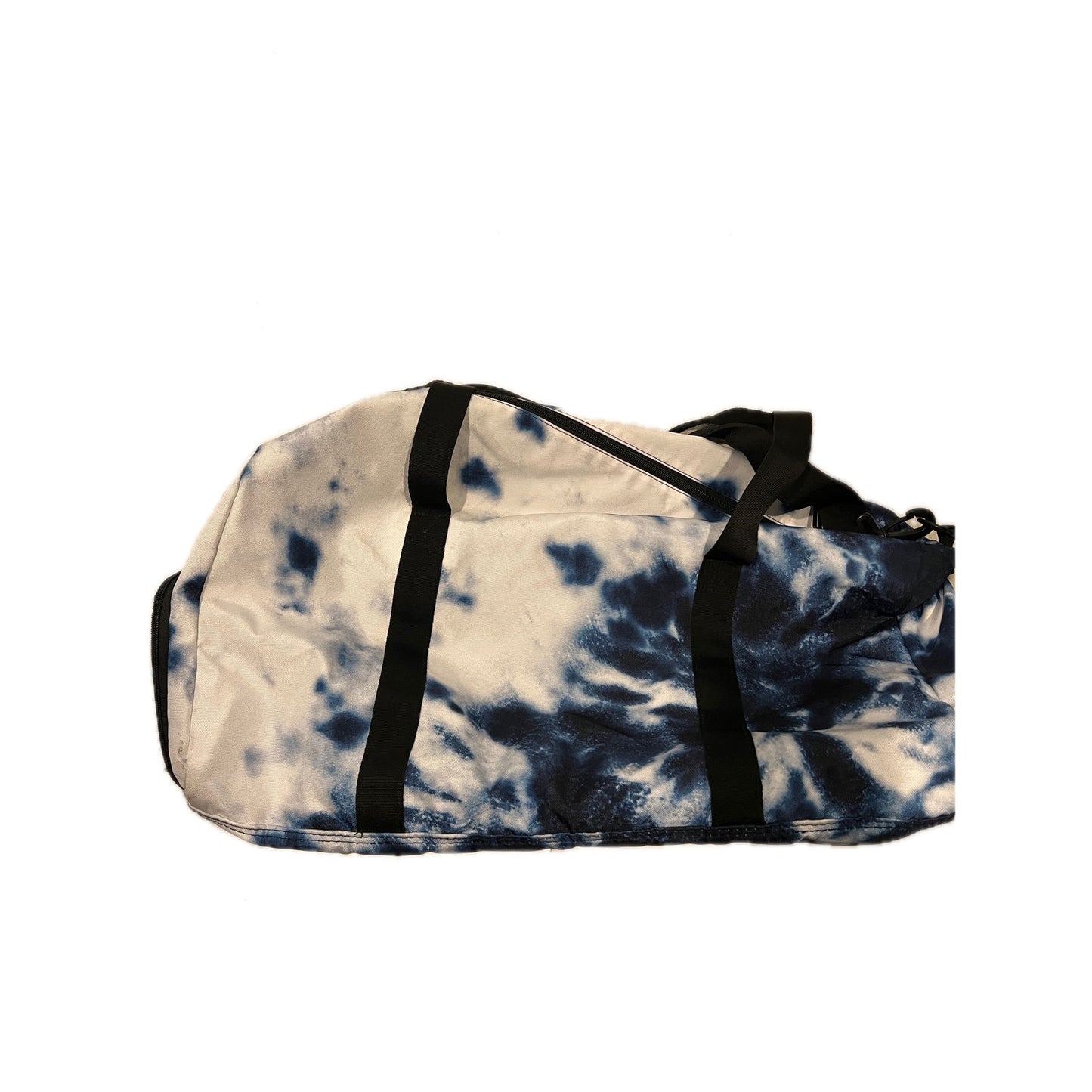 Blue White Tye Dye Gym Bag 18"x12"x10"
