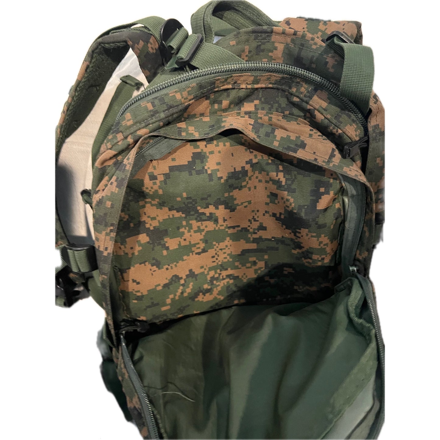 Mercury Green Brown Camo XL Tactical Backpack