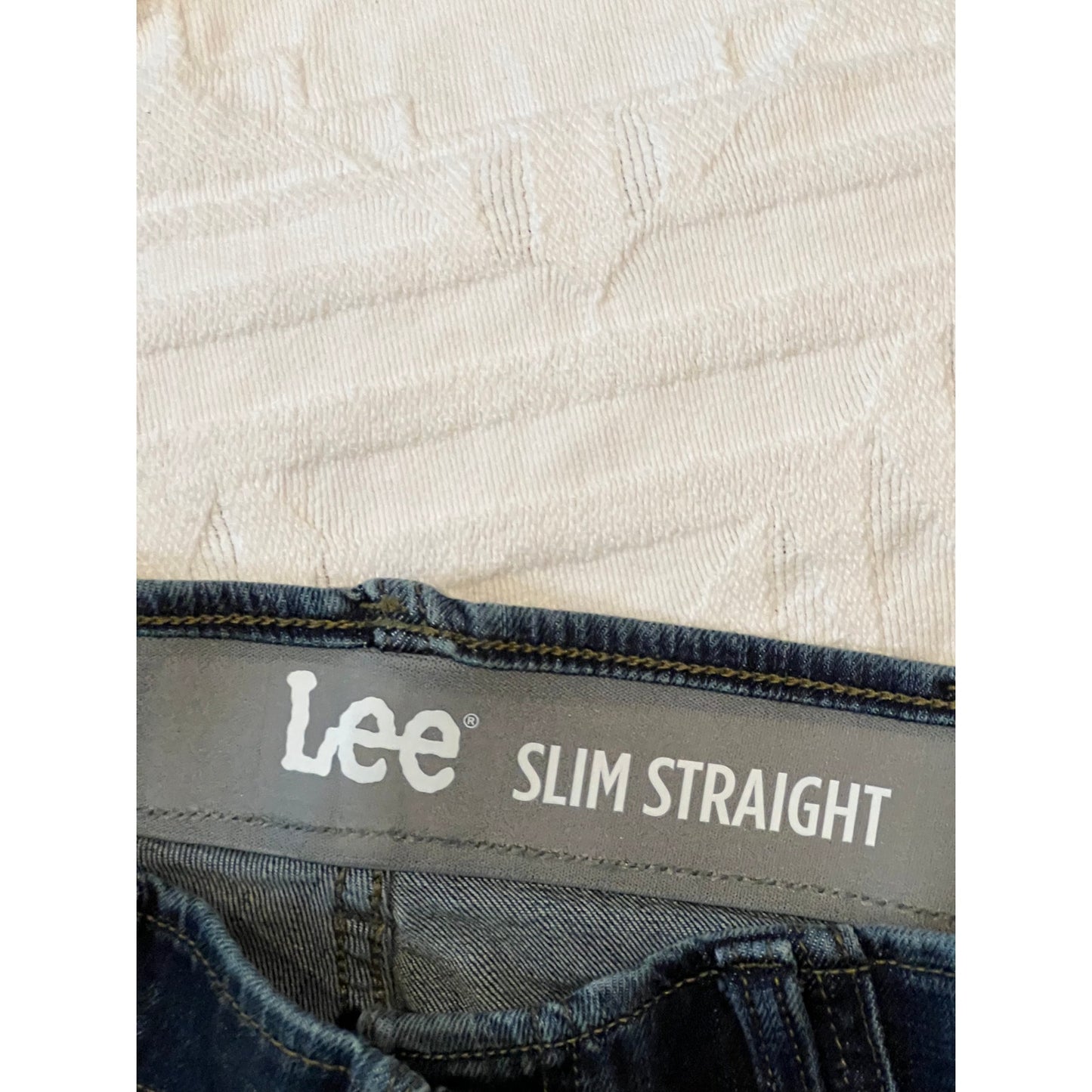 Lee Slim Straight Fit Leg Blue Jeans 36x34
