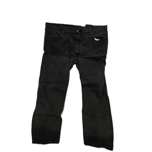 Levi's 502 Regular Taper Black Men's Jeans 46x32