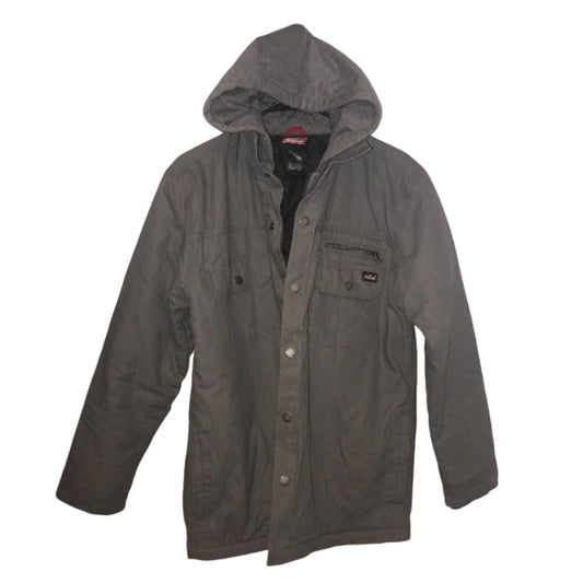 Dickies Denim Grey Hooded Coat Men's S