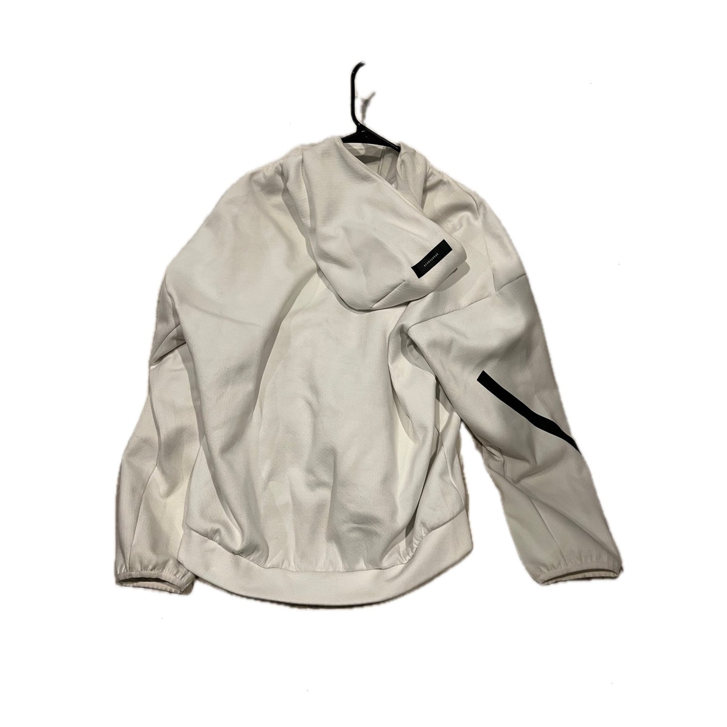Adidas Zip Up Hoodie White Mens Large