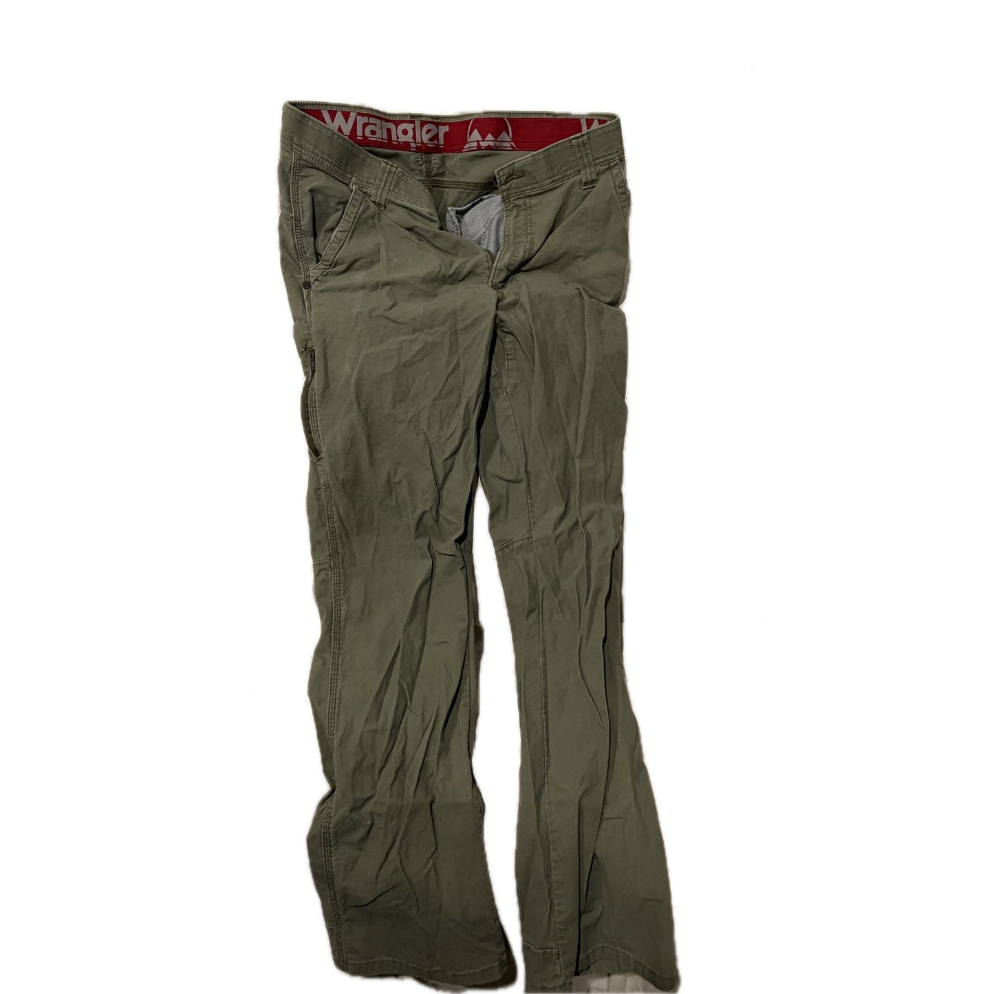 Pantalones Cargo Wrangler Regular Taper Verde Camuflaje 32x32