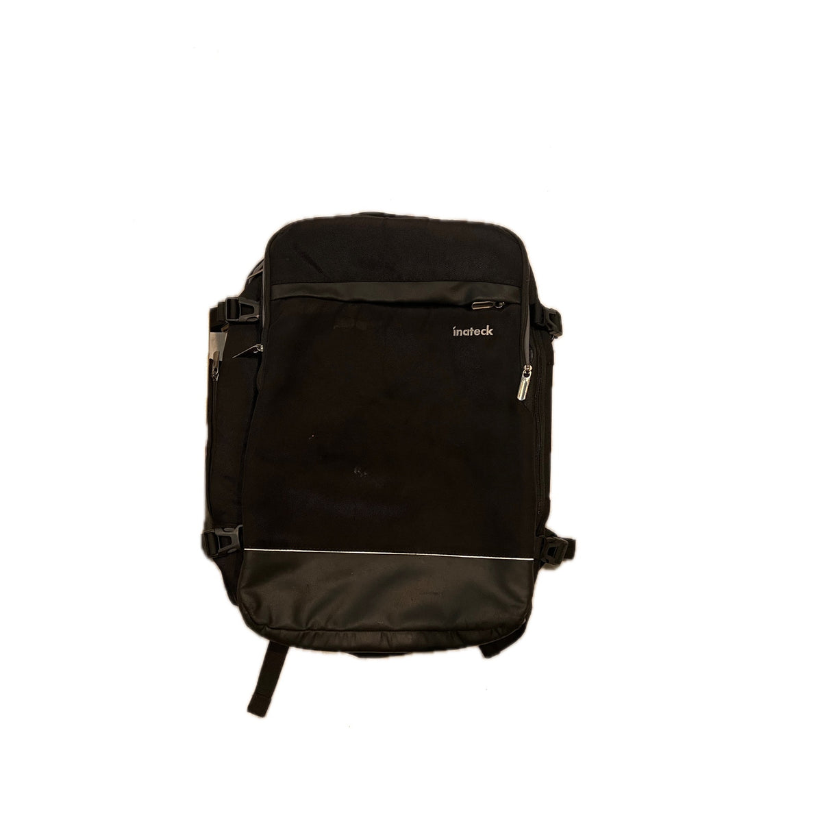 Inatek Clamshell Black Padded Backpack 20" Tall 44L