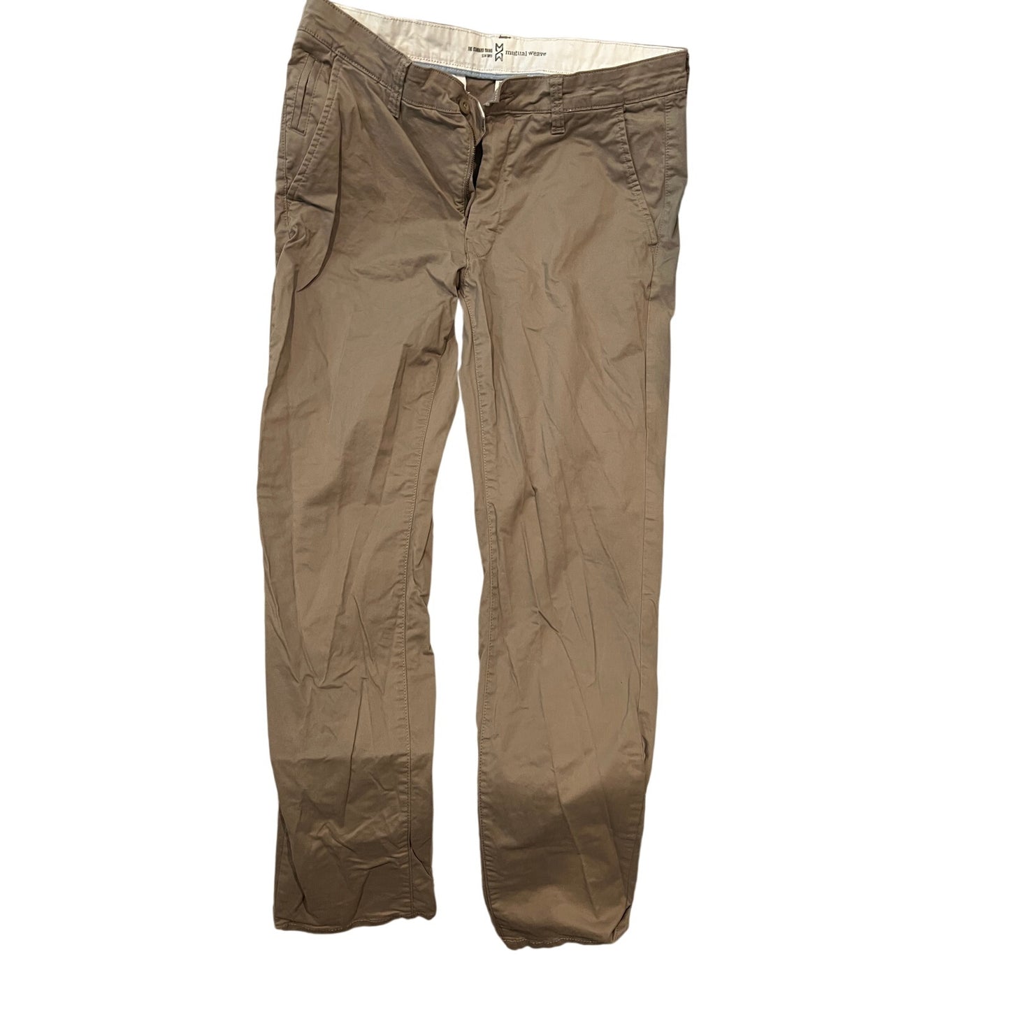 Mutual Weave Standard Chino Slim Taper Pants Mens 36x34