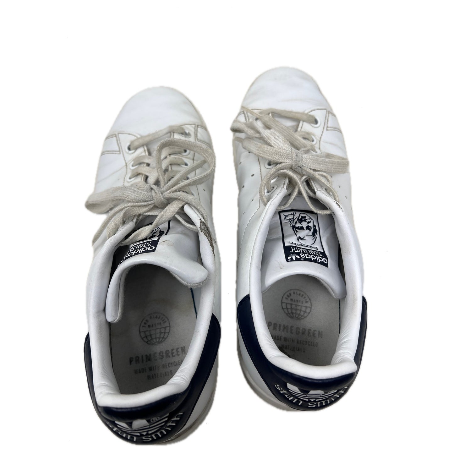 adidas Stan Smith Primegreen Blanc Collegiate Navy Homme 9