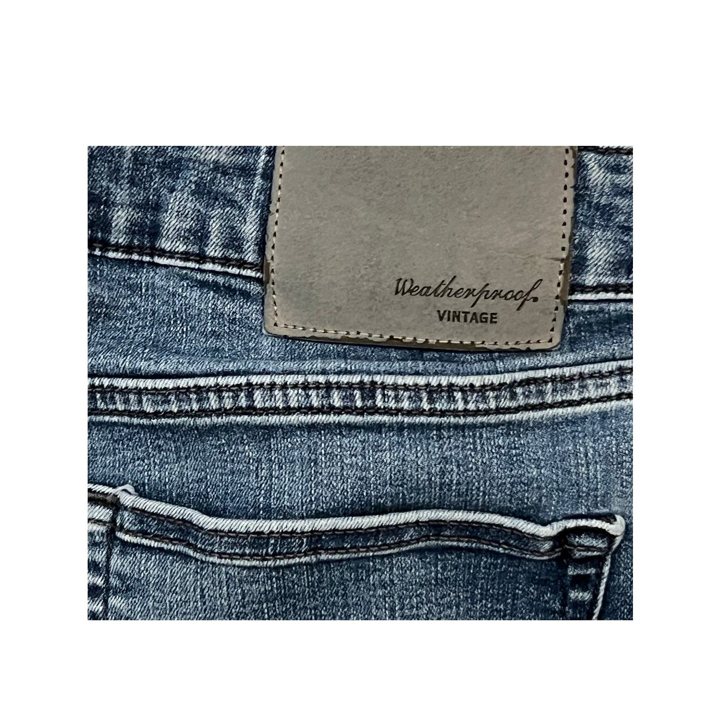 Weatherproof Vintage Blue Jeans Relaxed Fit Mens 32x34