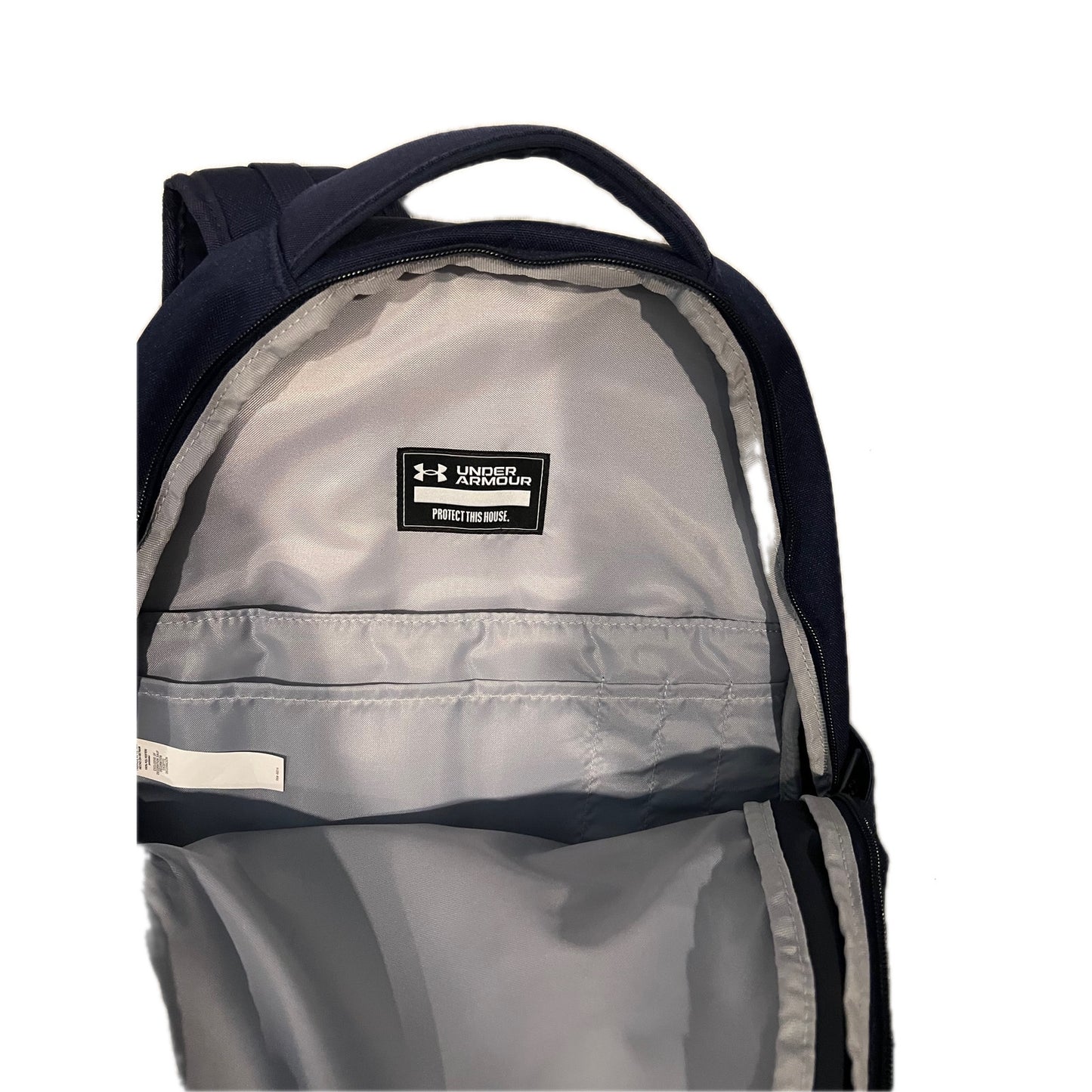 UA Hustle 6.0 Collegiate Backpack Navy Midshipmen