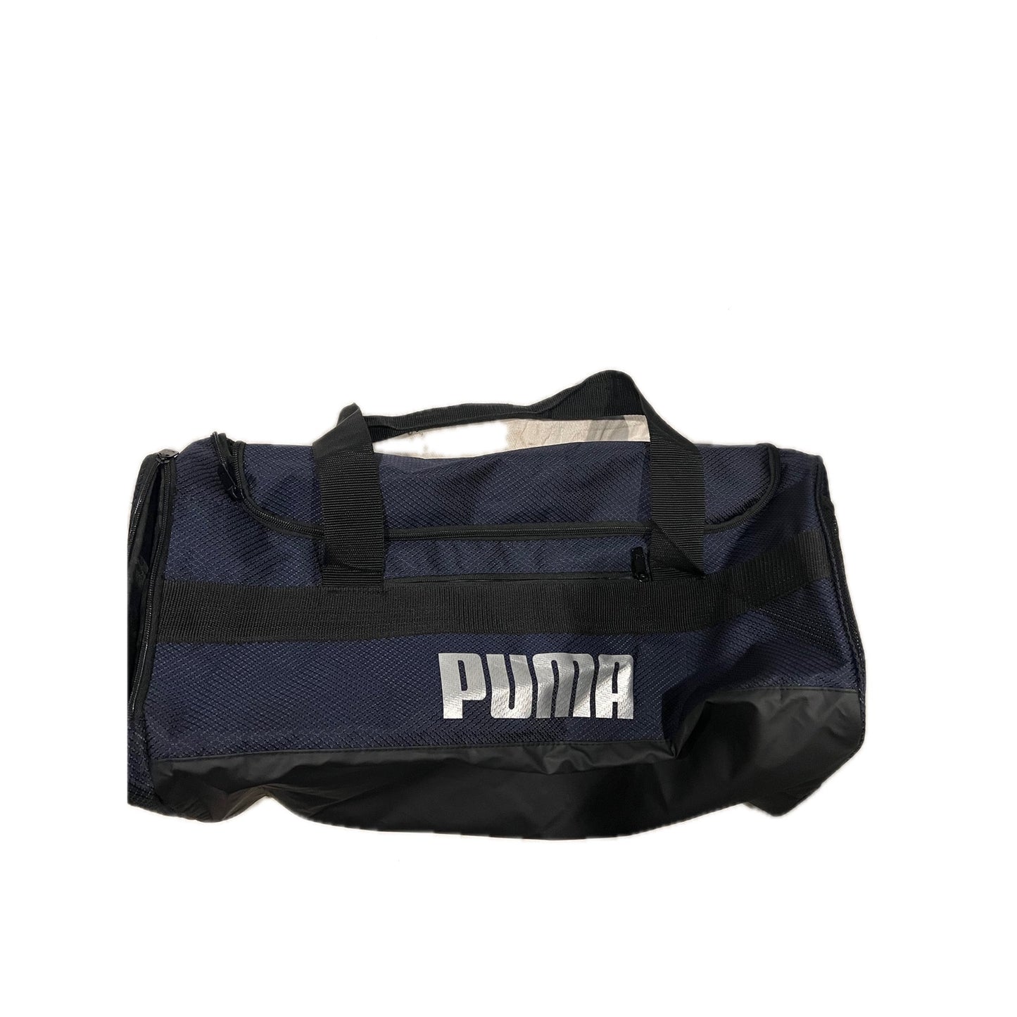 Puma Challenger Black Gym Duffel Bag 24"x12"x10"