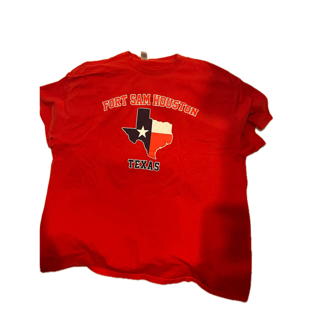 Fort Sam Houson Texas Red T-Shirt Mens XL