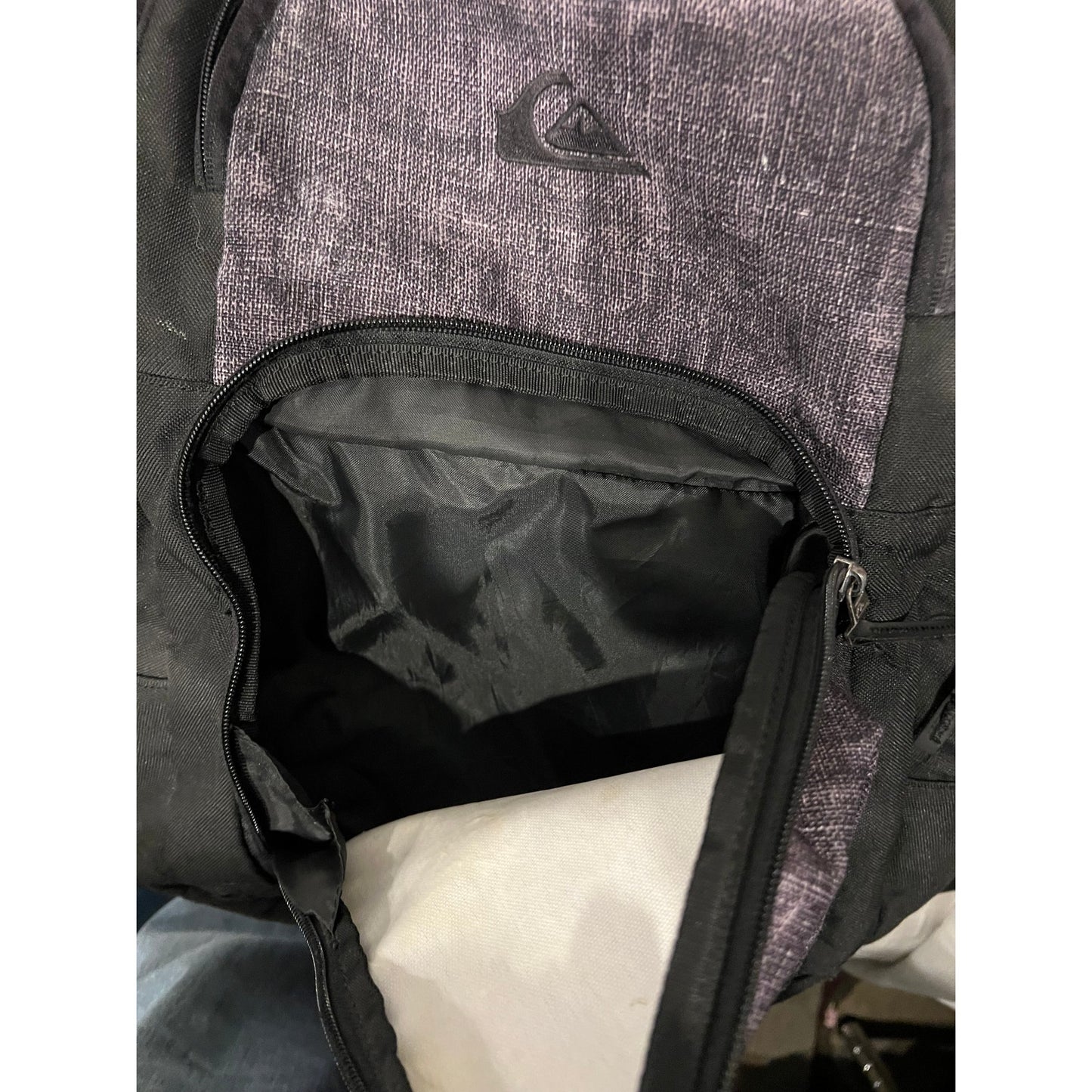 Sac à dos de skater Quiksilver violet et gris