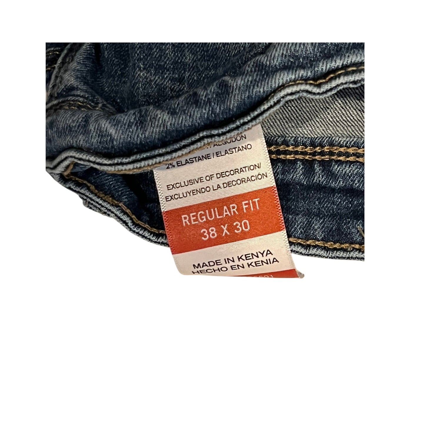 Wrangler Regular Fit Jeans Mens 38x30