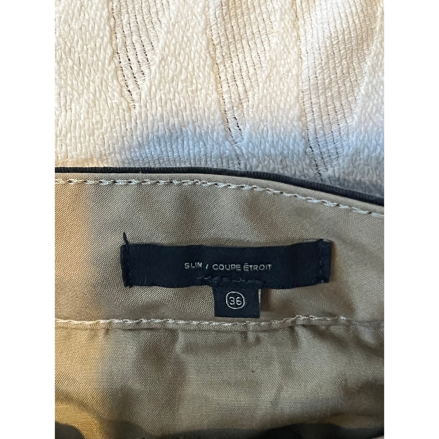 Pantalon chino slim noir Dockers homme 36x30
