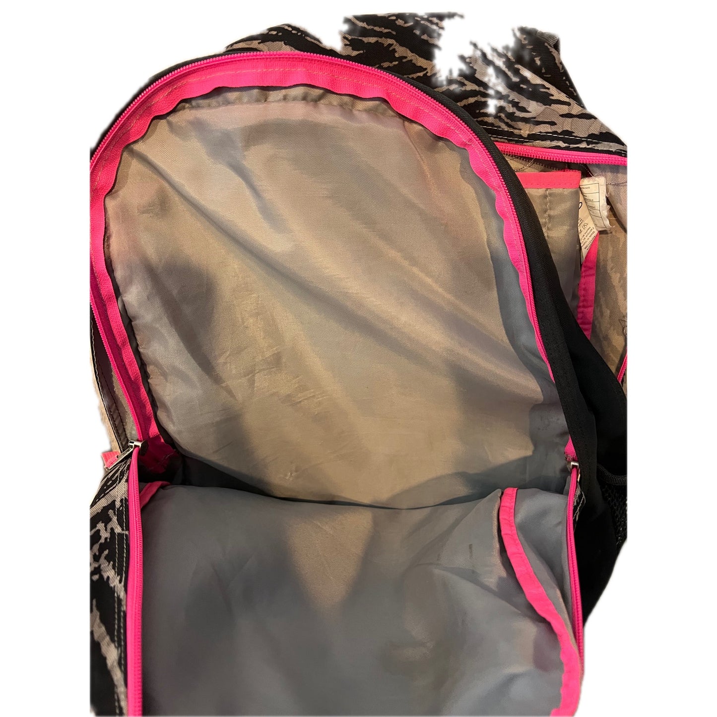 Sac à dos JanSport zèbre et rose 3 sections 1950 pouces cubes