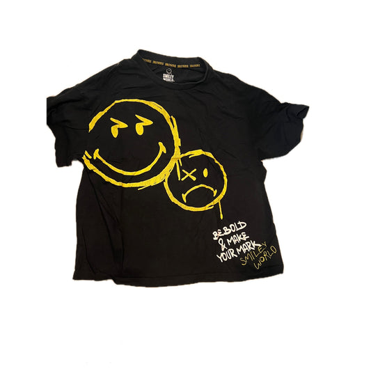 Smiley World Be Bold and Make Your Mark  T-Shirt Mens L