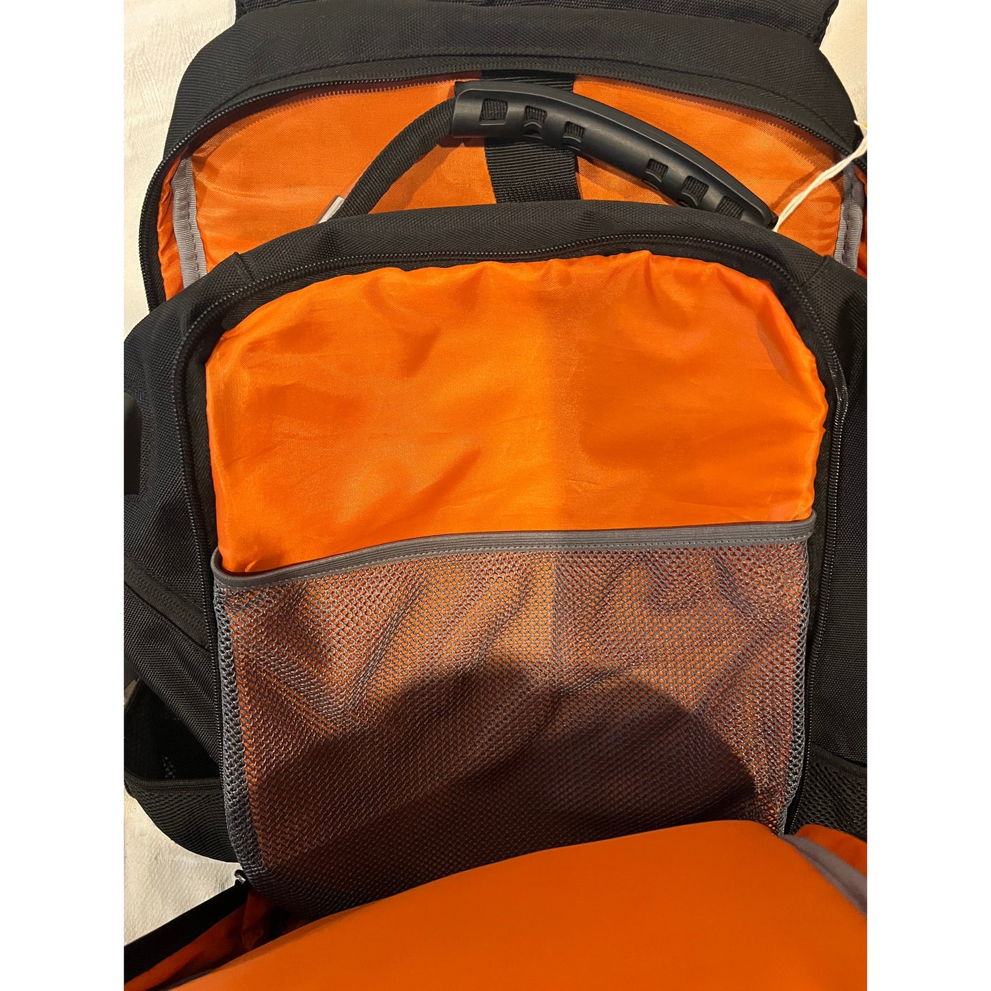 Rockland XL LargeTraveler Backpack Black Orange
