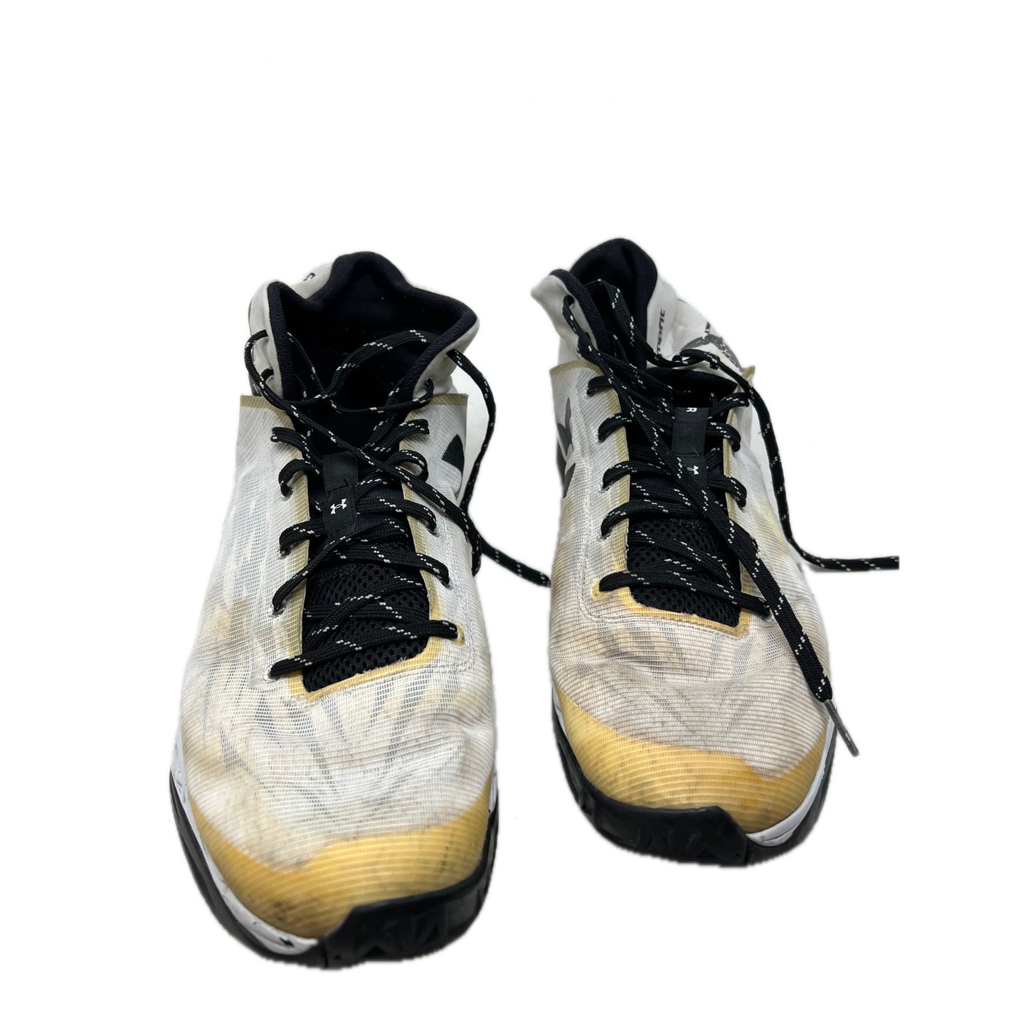 Under Armour Fireshot White Black Gold Mens 13