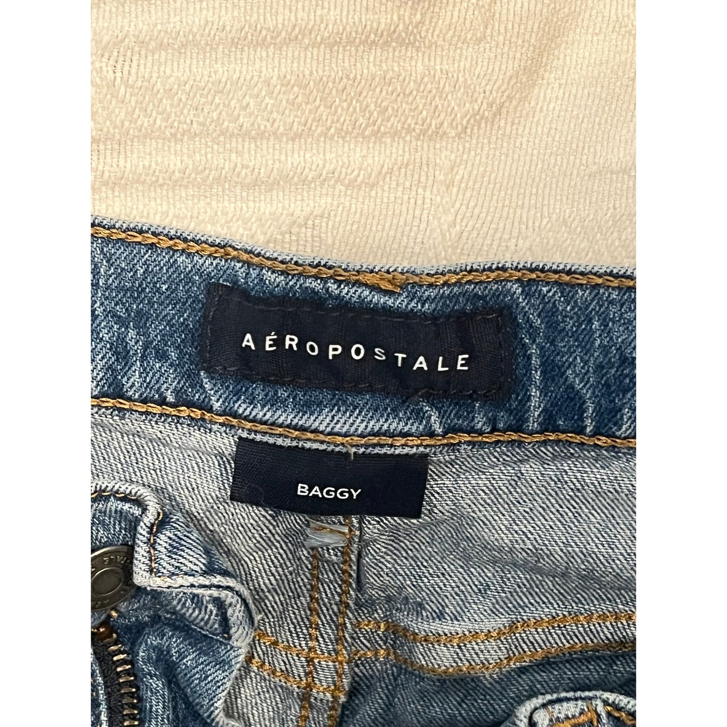 Aeropostale Baggy Blue Jeans Mens 30x30