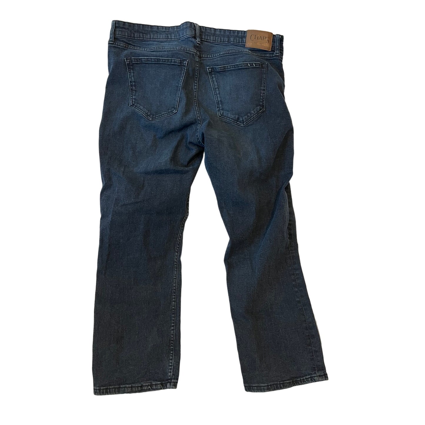 Chaps Regular Straight Blue Jeans Mens 38x29