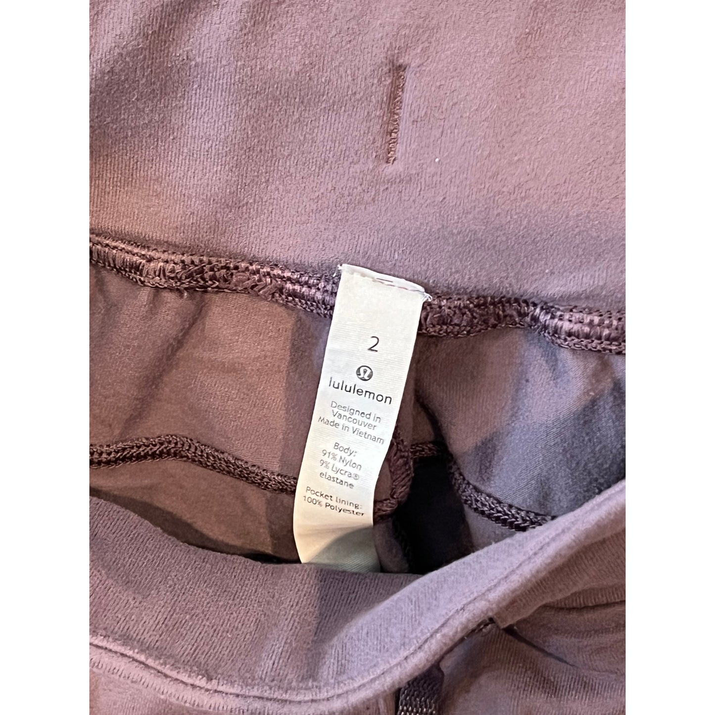 Lululemon Beige Yoga Leggings Womans Sz 2