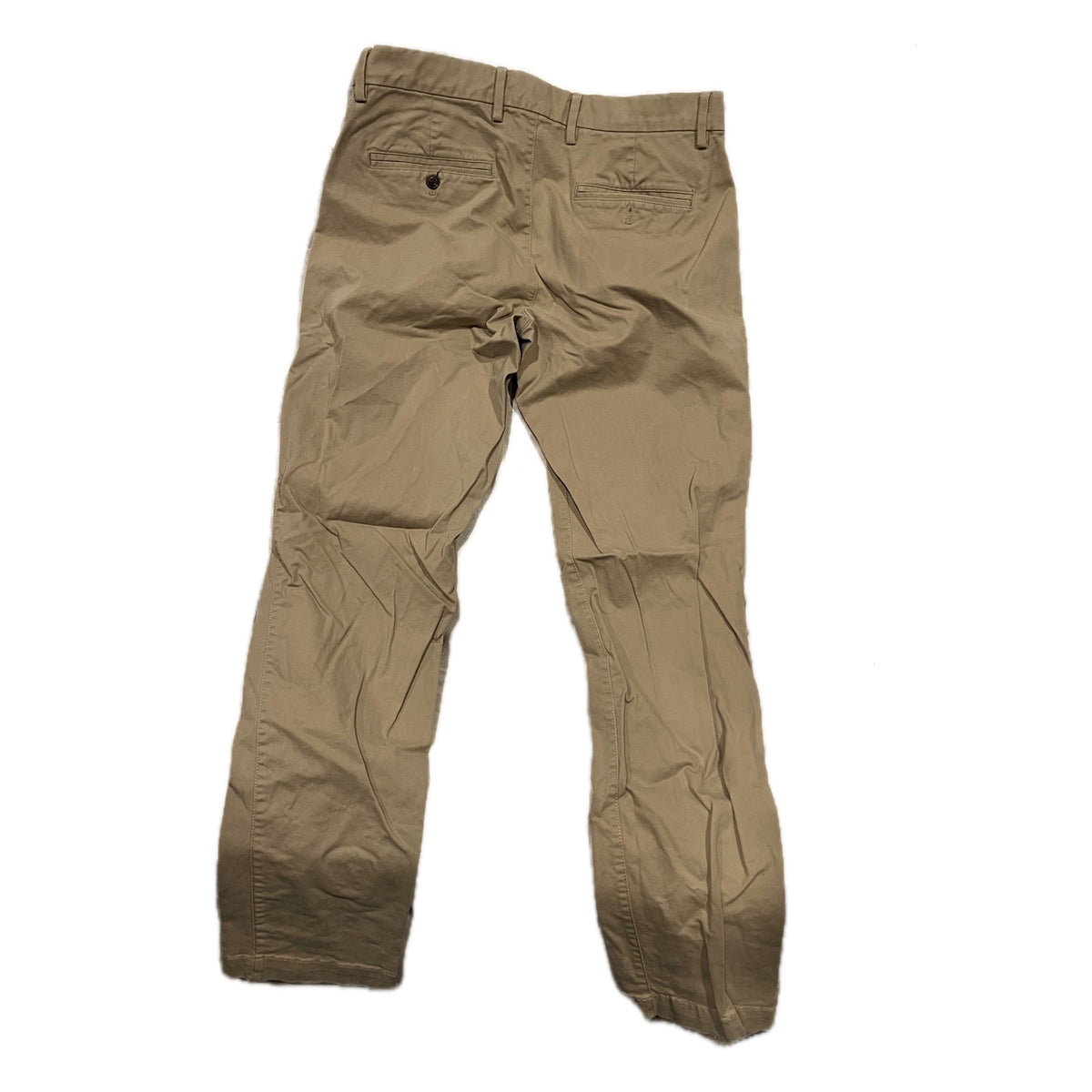The Gap Athletic Fit Tan Flat Front Chinos Mens 32x32