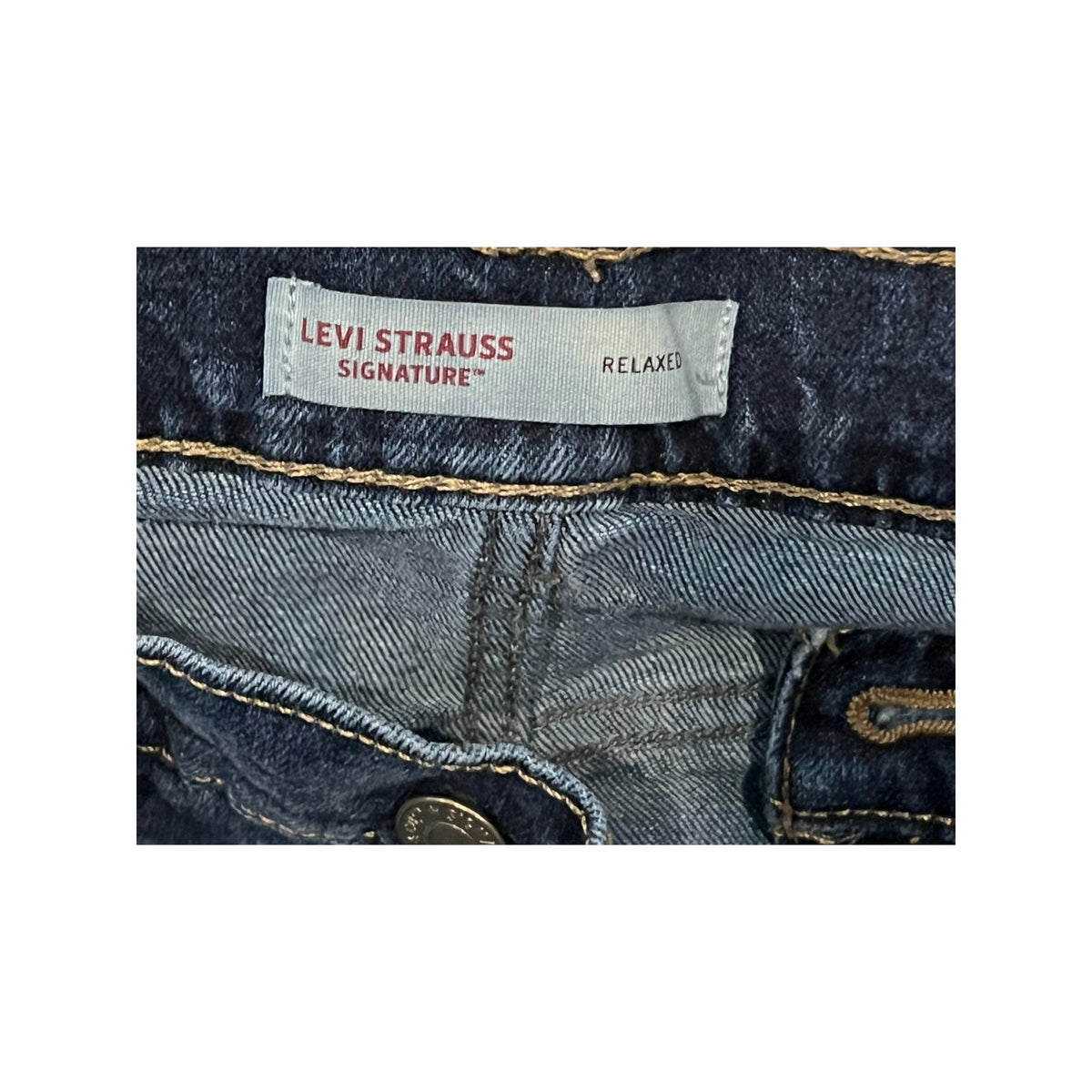 Levi's Signature Relaxed Straight Jeans Mens 34x30
