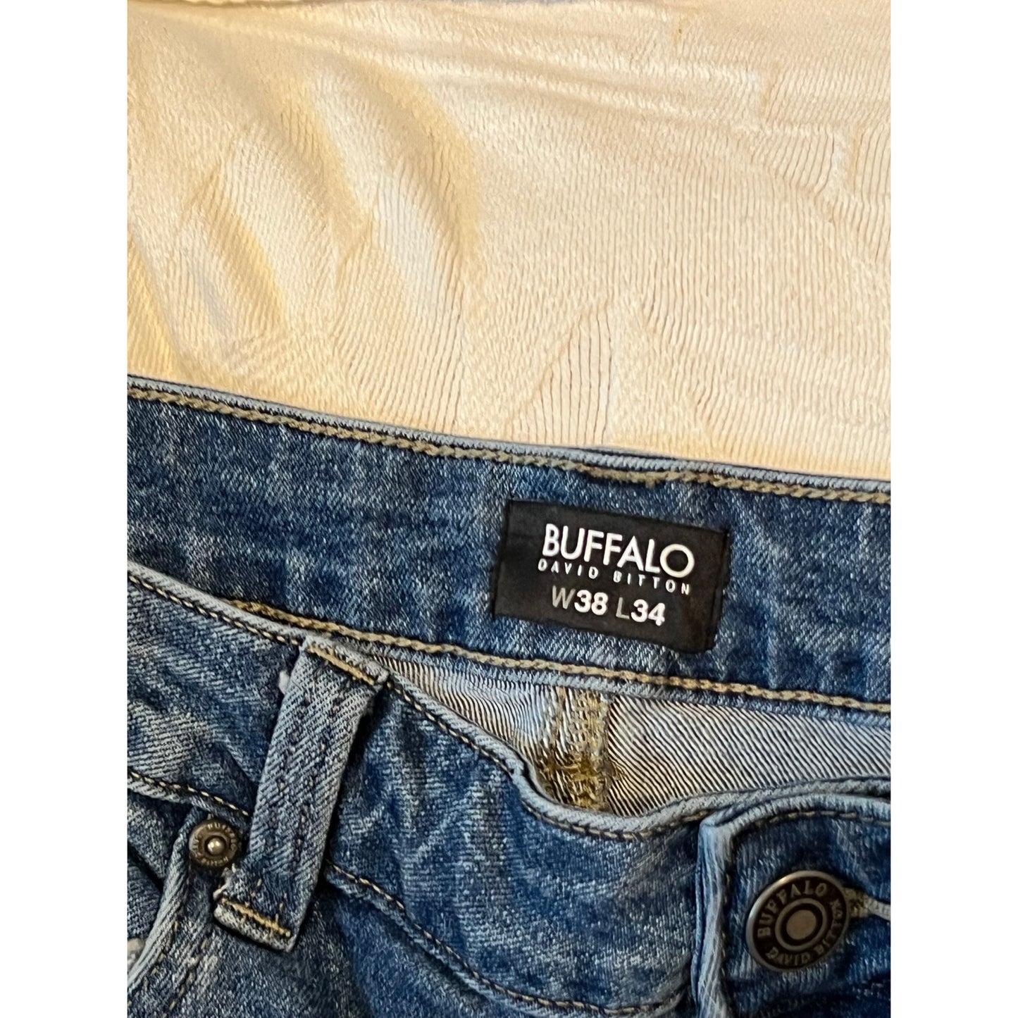 Buffalo David Bitton Slim Straight Evan Jeans Mens 38x32
