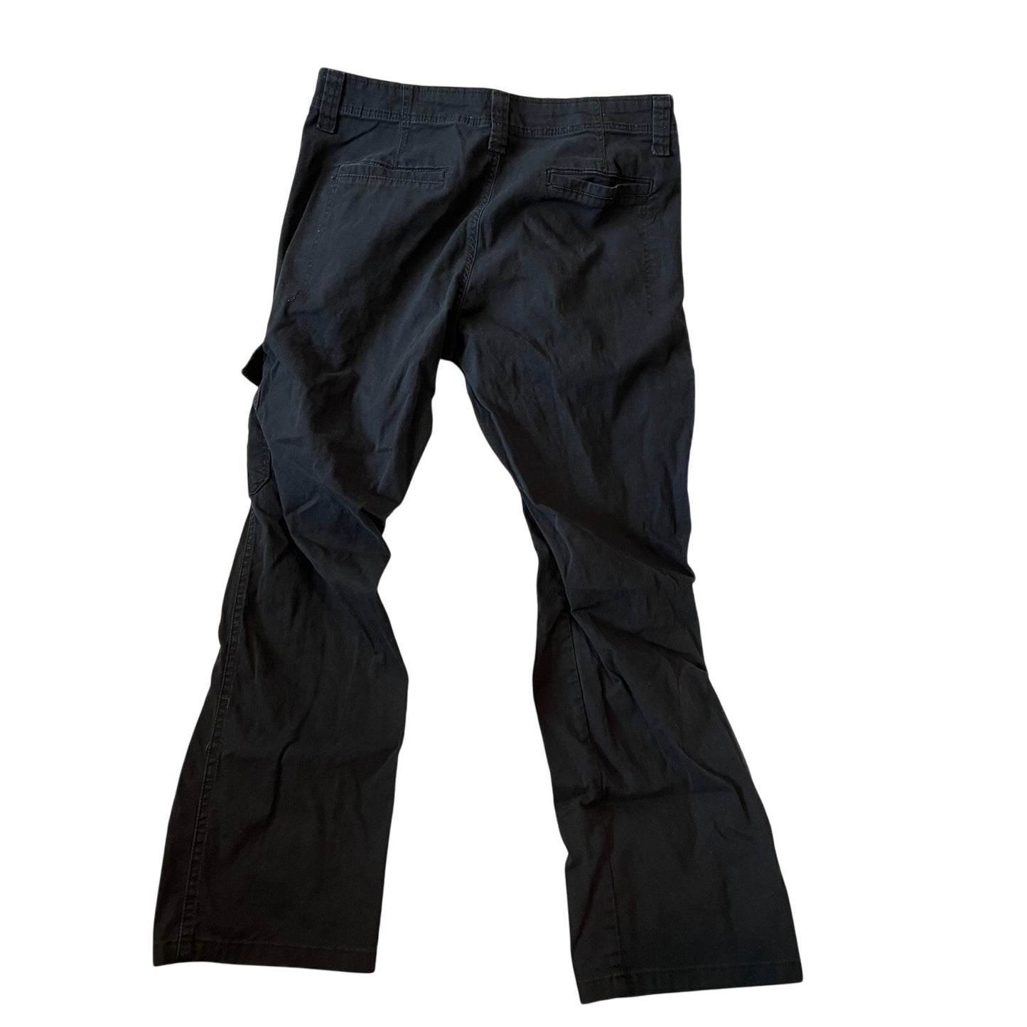 Wrangler Black Cargo Pants, Men's 32x30
