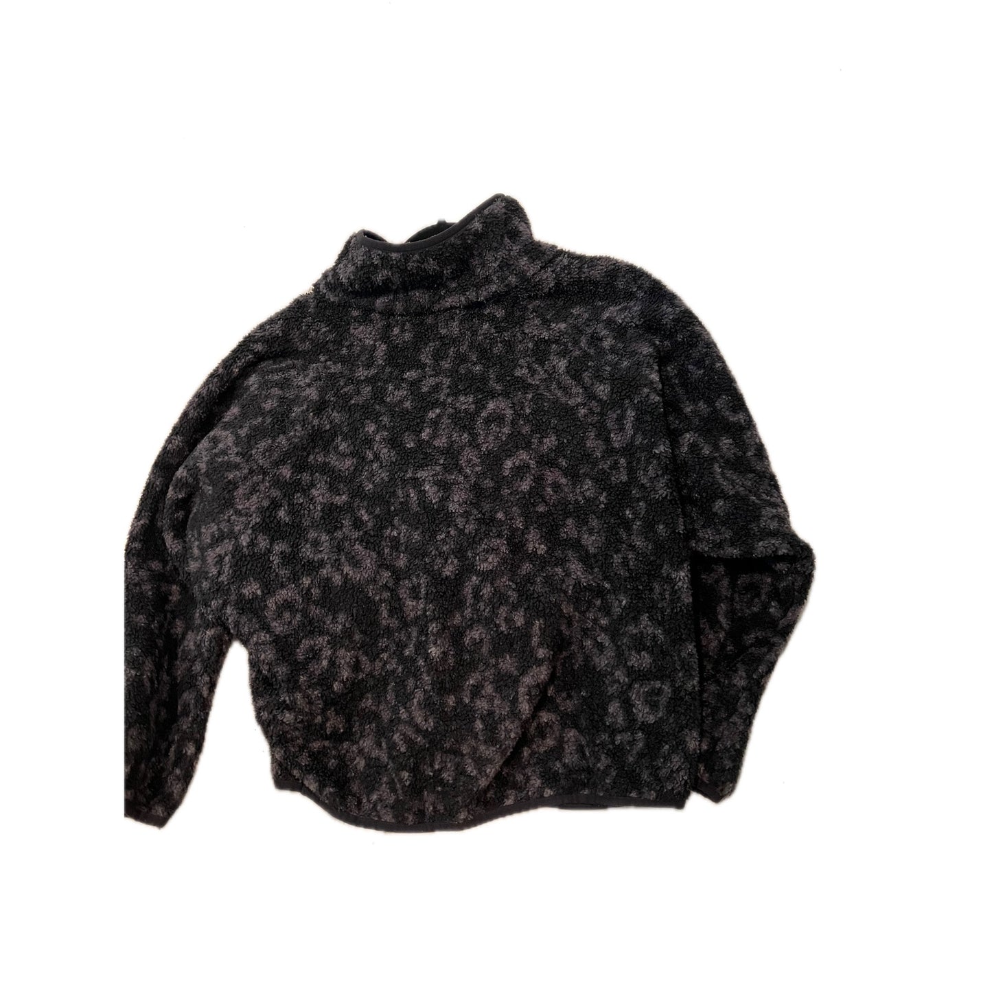 All In Motion Black Gray Fleece Jacket - Size L