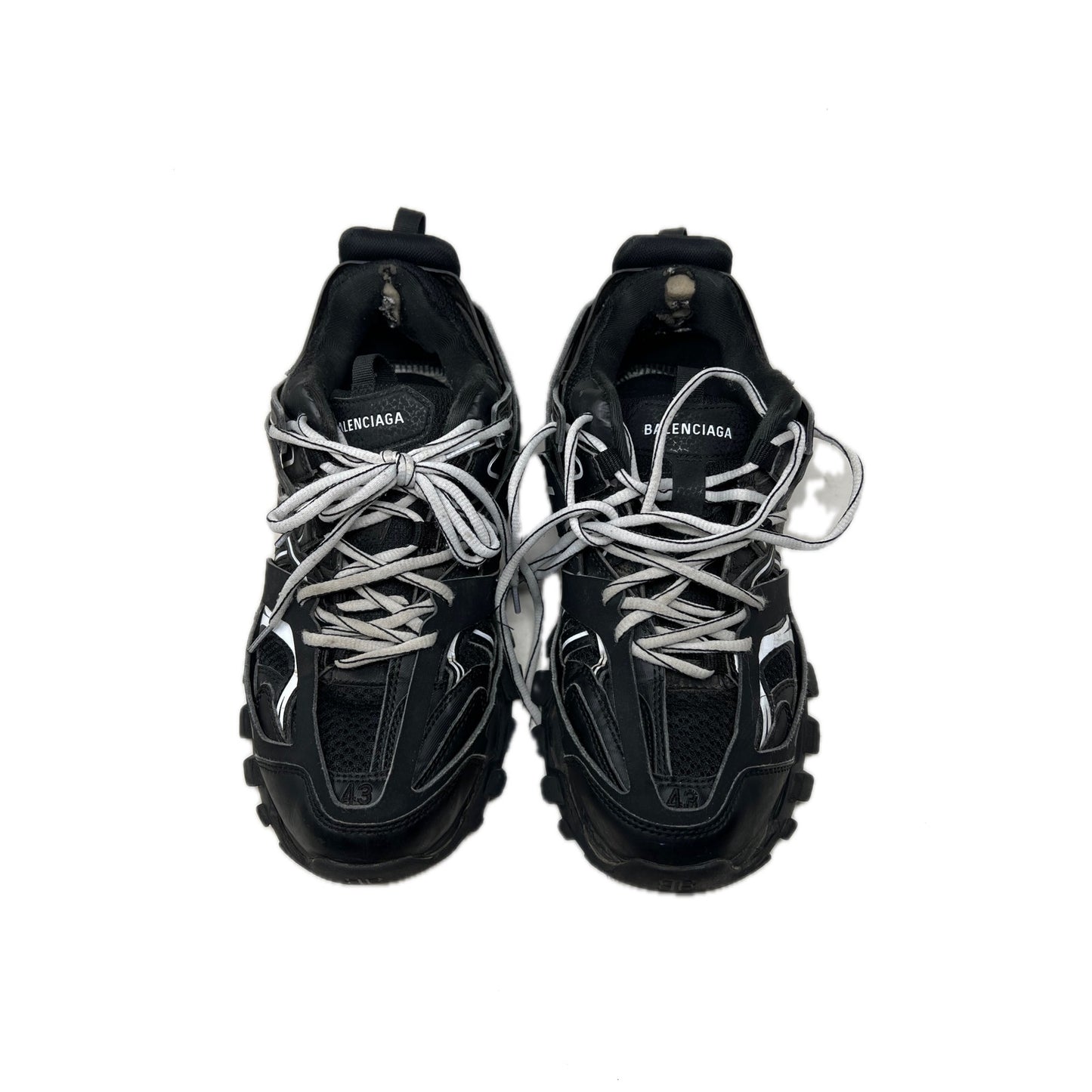 Balenciaga Track Piercing Model 542023 Black Mens US 10