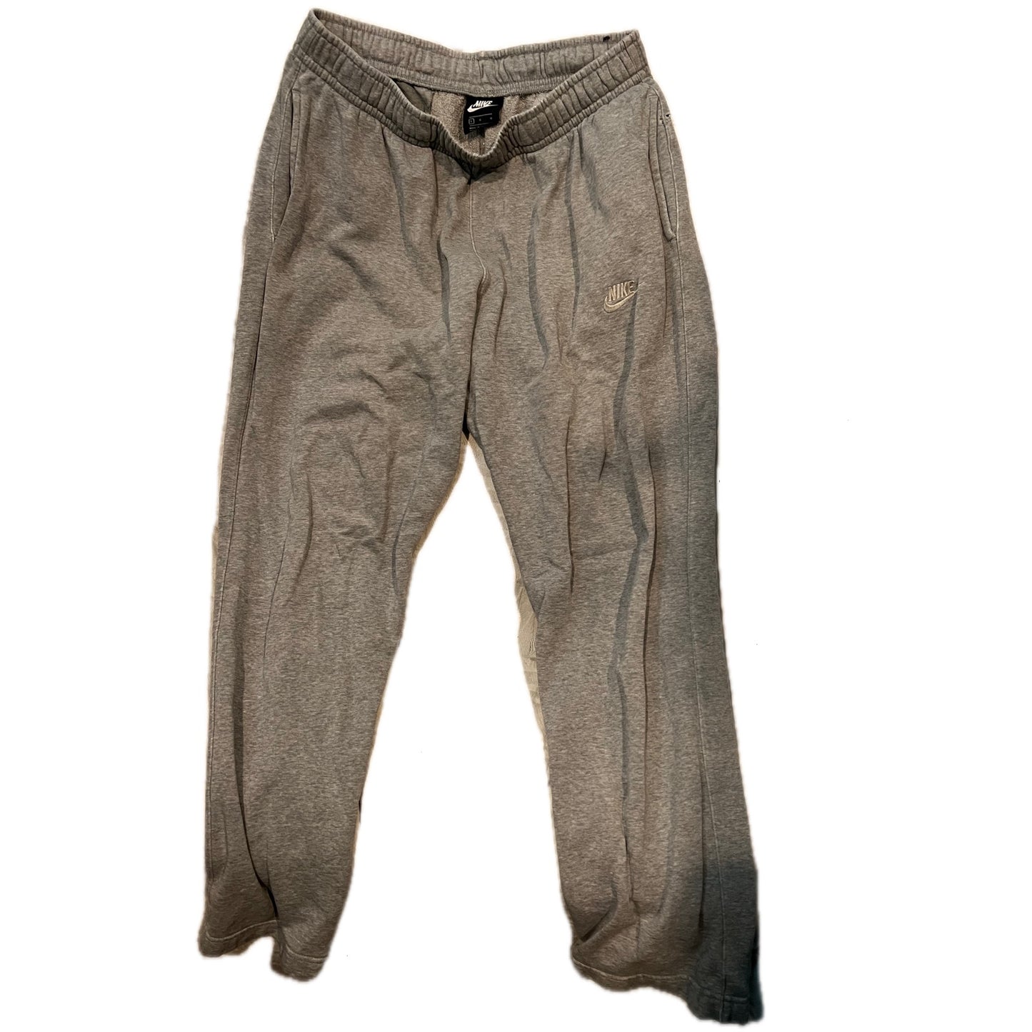 Nike Gray Straight Ankle Sweatpants Mens Large