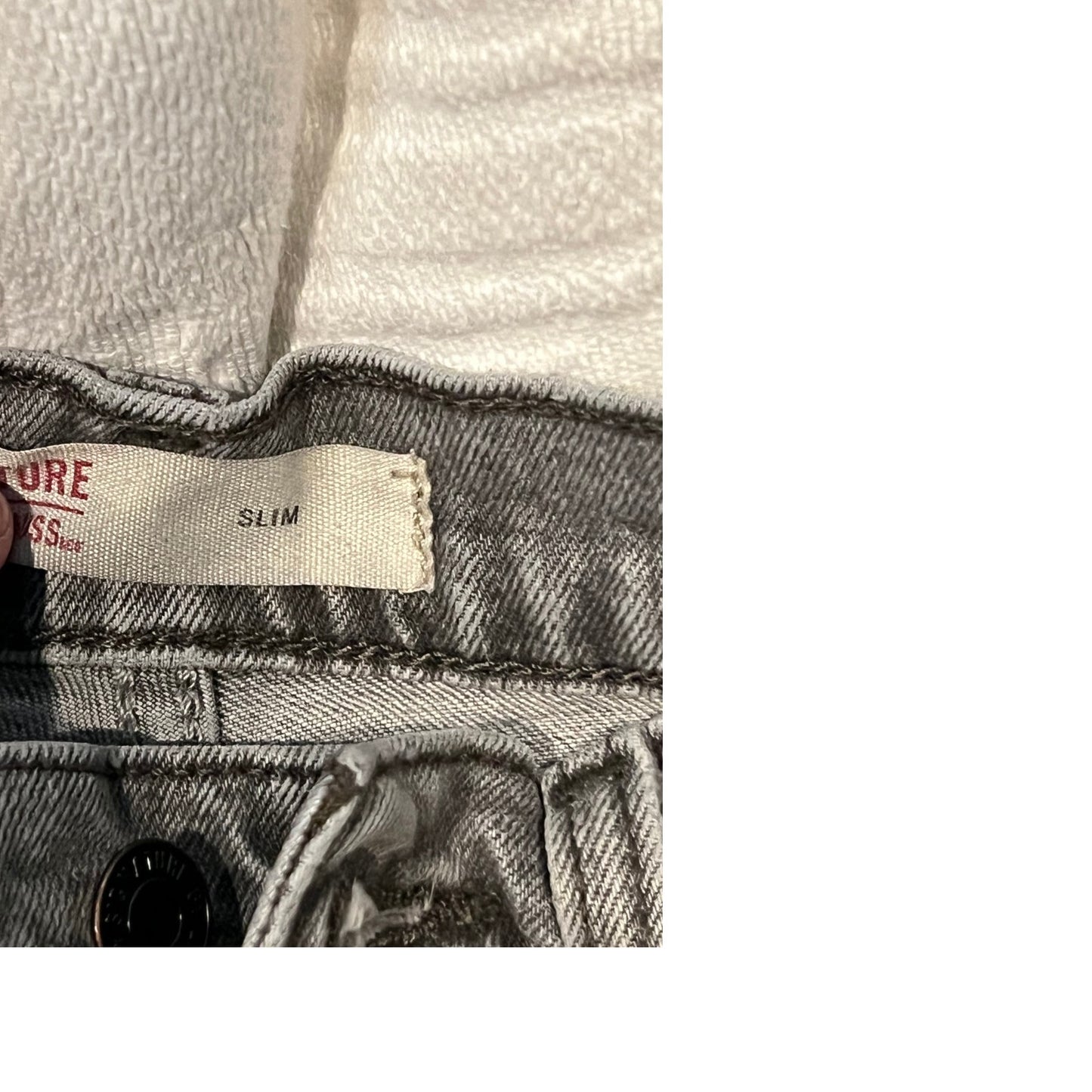 Levi's Signature Gray Slim Fit Jeans Mens 29x30