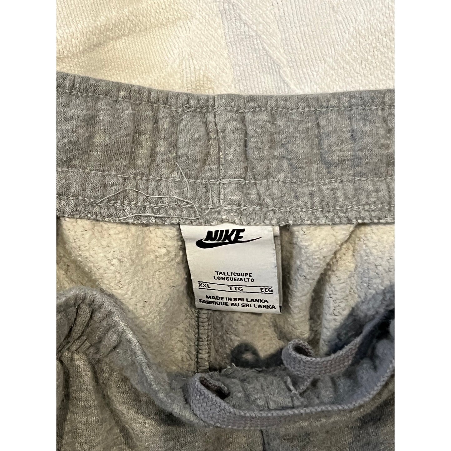 Nike Gray Cuffed Ankle Sweatpants Joggers Mens XXL