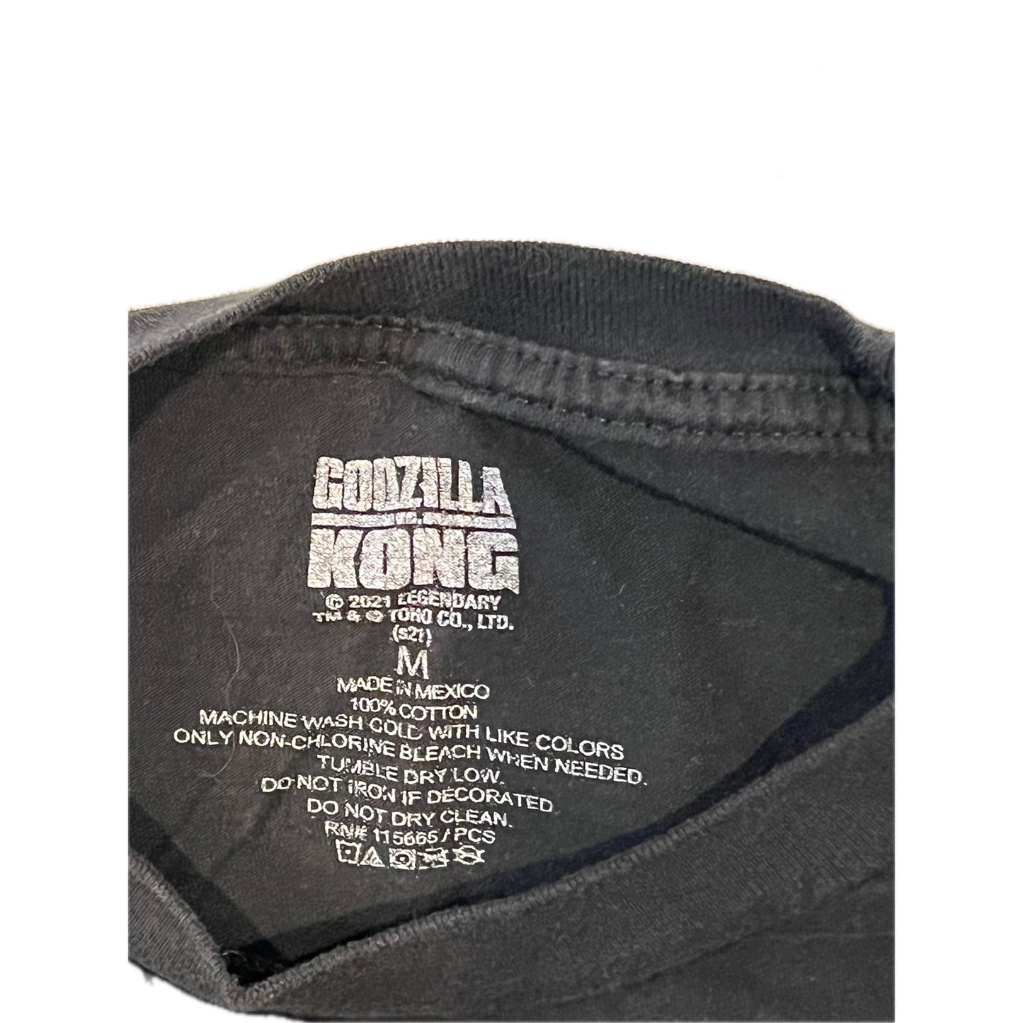 Godzilla vs Kong Movie T-Shirt Mens Med