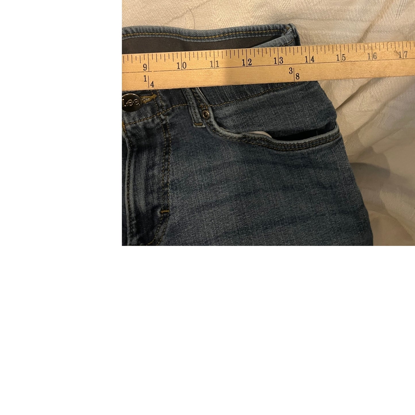 Lee Extreme Motion Straight Blue Jeans Mens 28x29