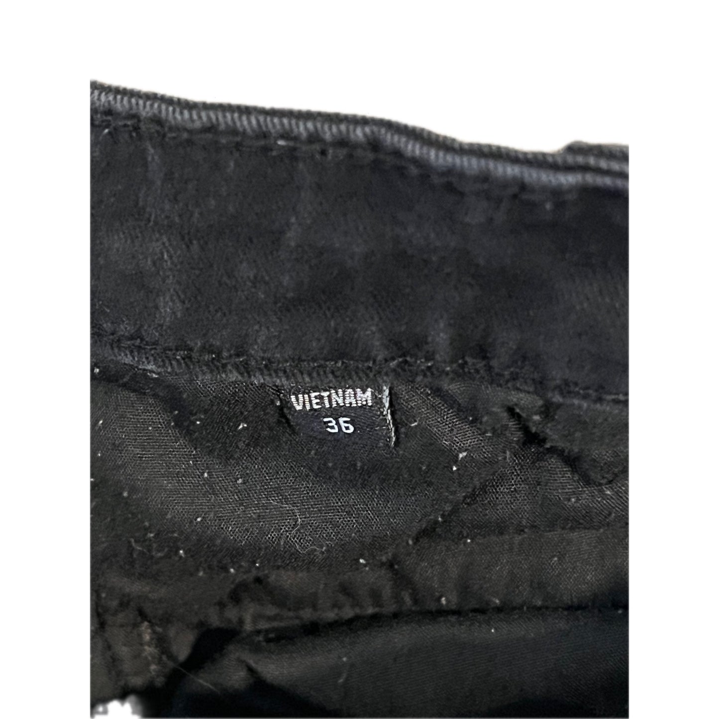 Fashion Nova Men Cargo Straight Fit Black Jeans Mens 36x28