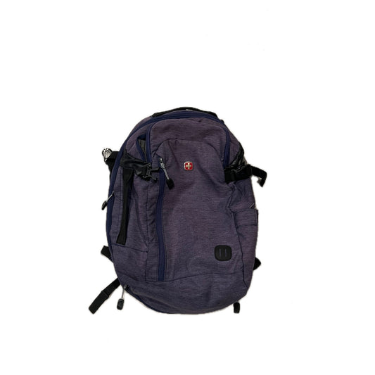 Swiss Gea Gray Computer Clamshell Travel Backpack