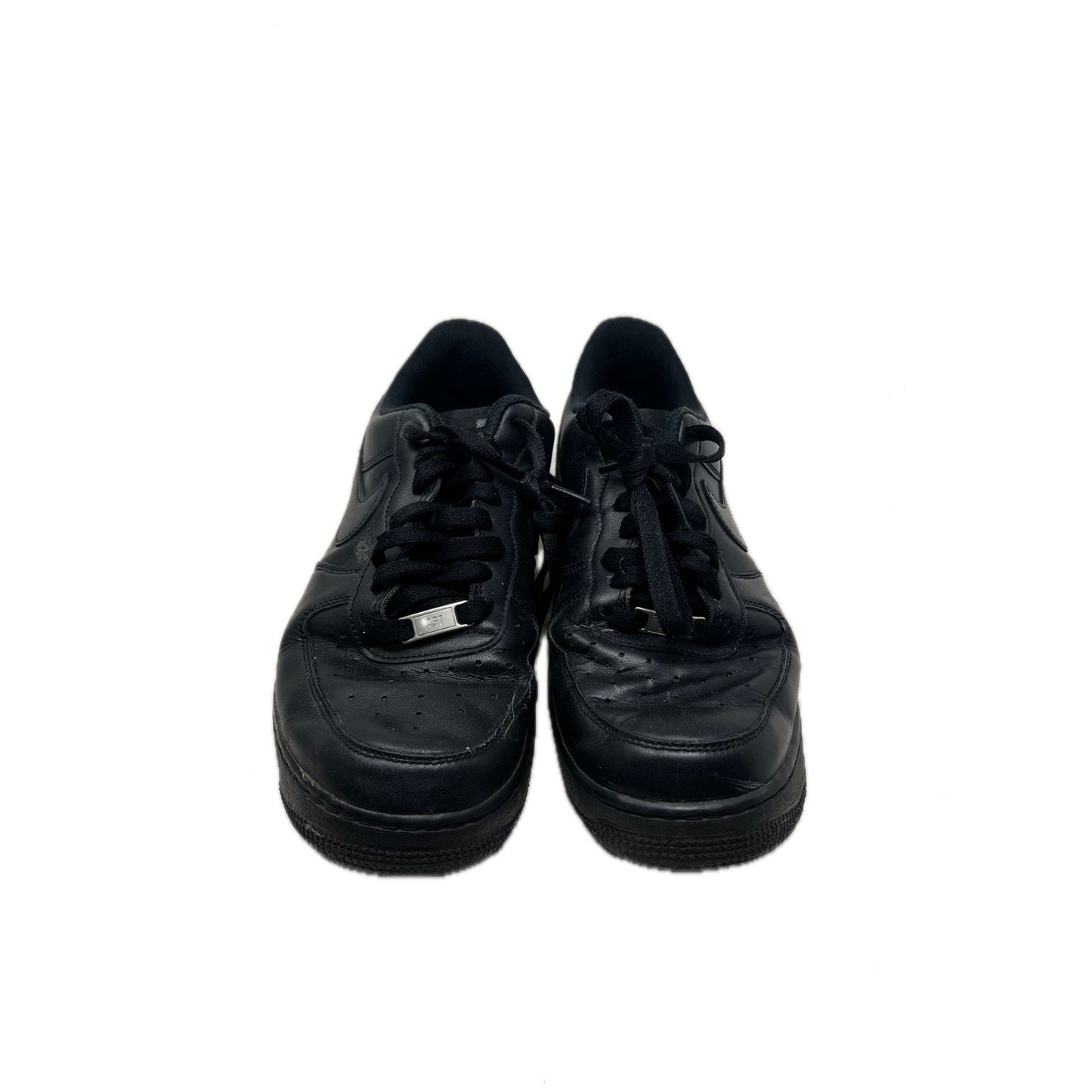 Nike Air Force 1 Low Top Black Sneakers Mens 10