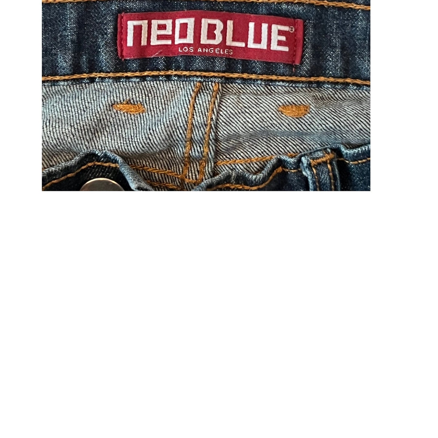 Neo Blue Los Angeles Wide Leg Jeans Mens 32x28