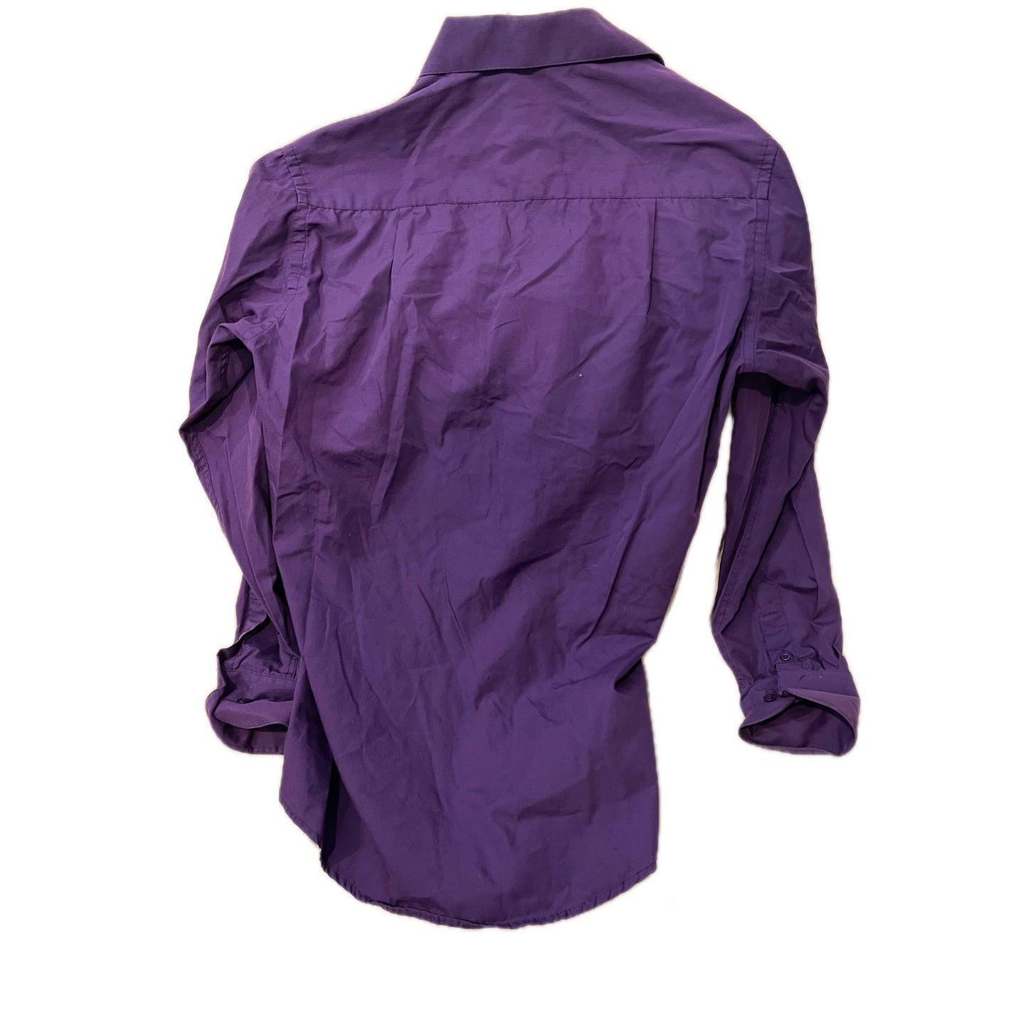 Milani Purple Long Sleeve Dress Shirt 15 32x33