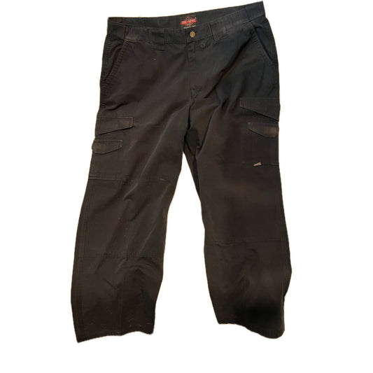 Tru Spec Straight Leg Black Cargo Tactical Pants Mens 40x32