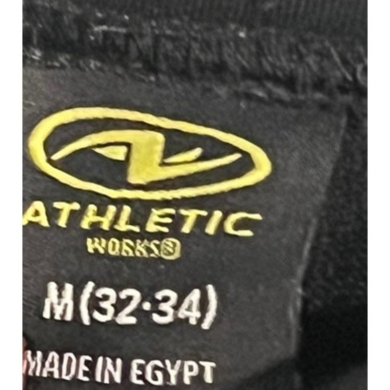 Athletic Works Black Sweatpants Joggers Mens Med 32-34
