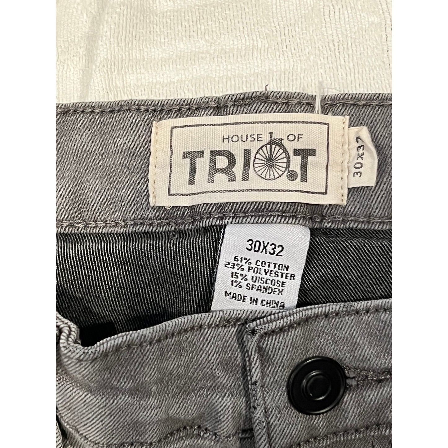 House of Triot Gray Jeans Mens 30x32