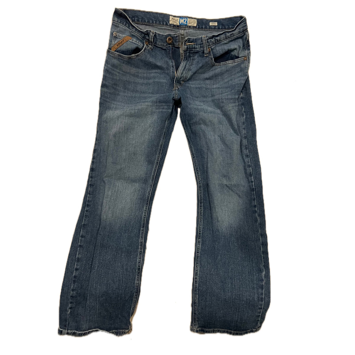Ariat Traditional Relaxed Boot Cut M2 Blue Jeans Mens 33x32
